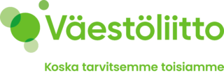 Väestöliiton logo tunnuslauseella Koska tarvitsemme toisiamme