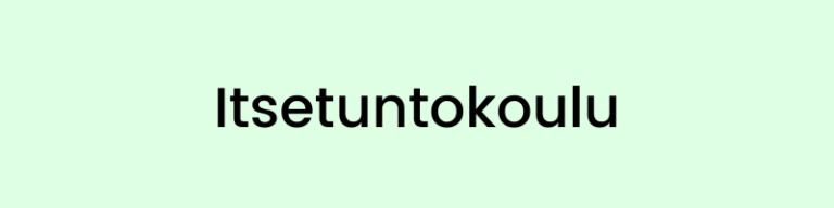 Itsetuntokoulu